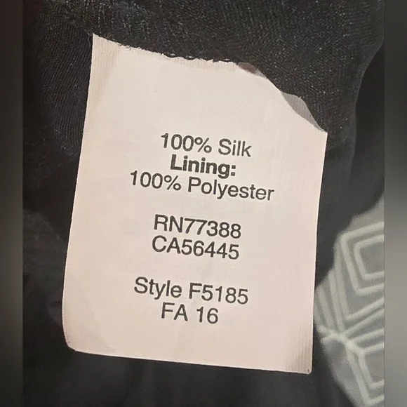 Madewell Black Silk Jumpsuit Size 4 - Picture 7 of 8